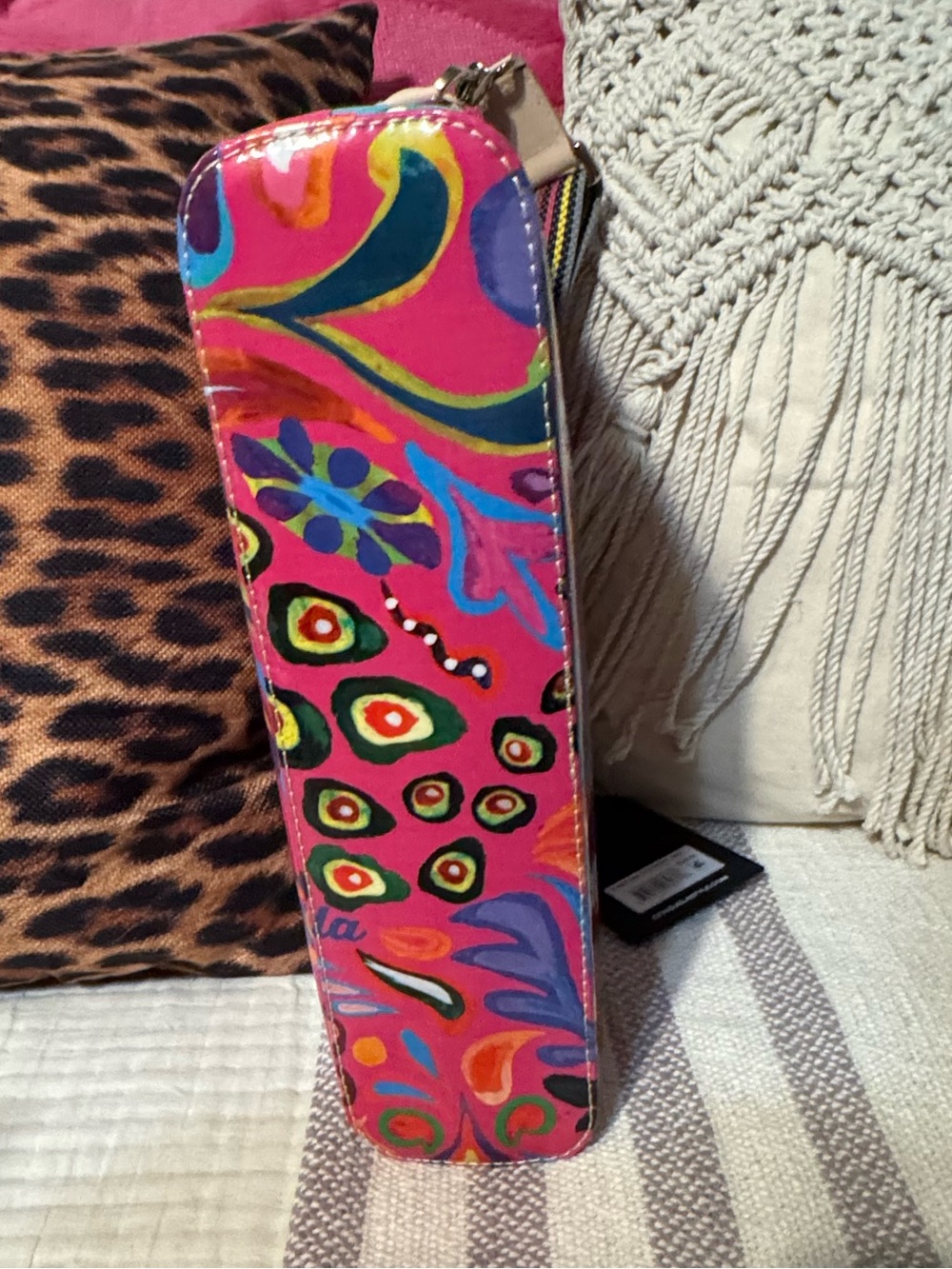 Consuela Ceci Downtown Pink Multicolor Floral-Print Crossbody Bag - Picture 3 of 5